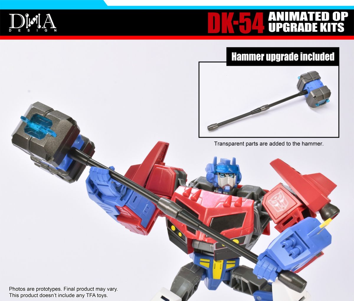 DNA DK-54 ANIMATED OP UPGRADE KITS マスク破損 DNA Design - DK-54 ANIMATED OP Upgrade Kits